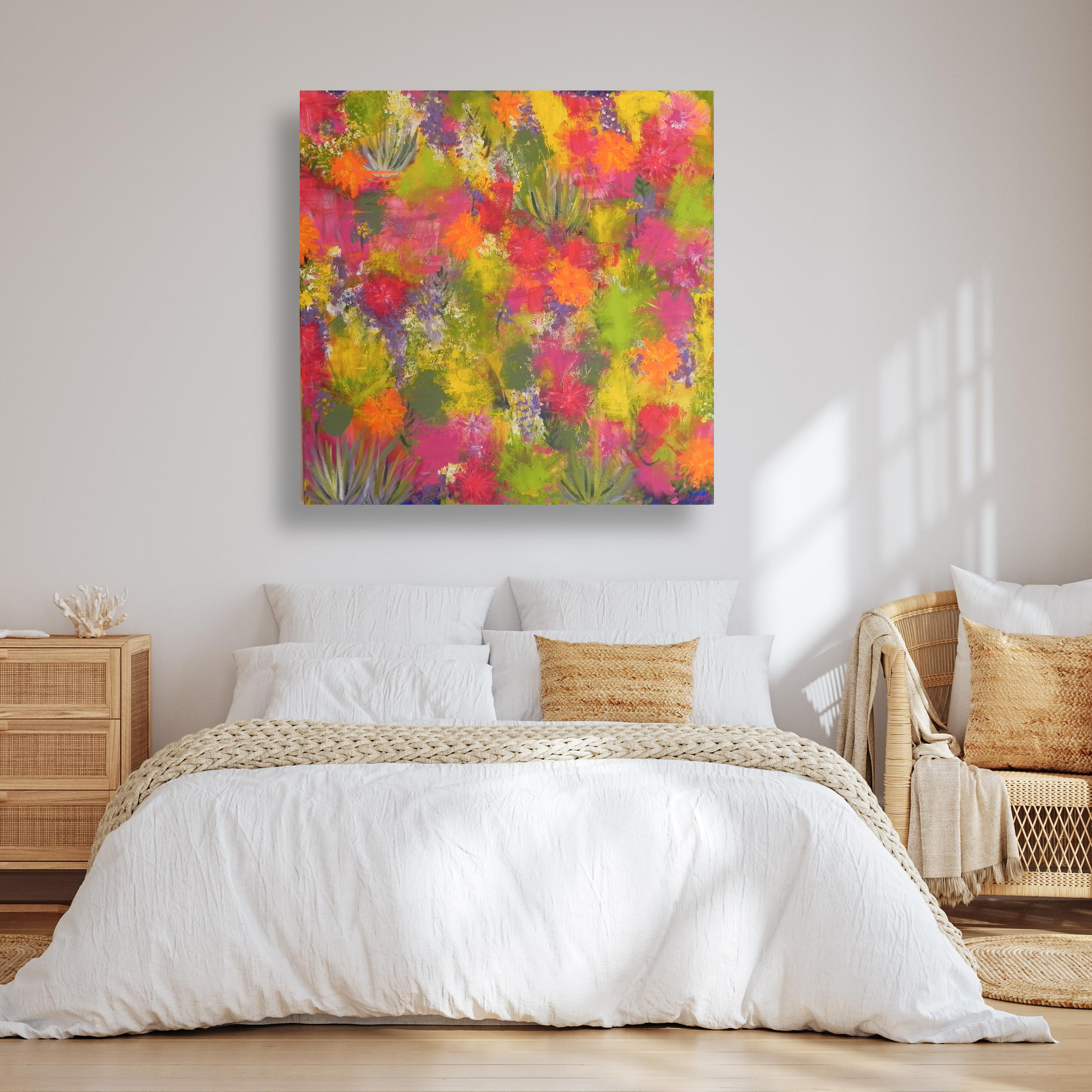 Dream Garden on Bedroom white.webp